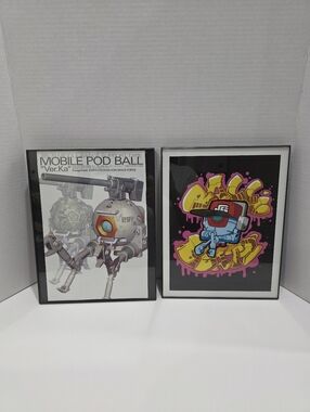 Framed Art Work Mobile Pod Ball & HHGundam